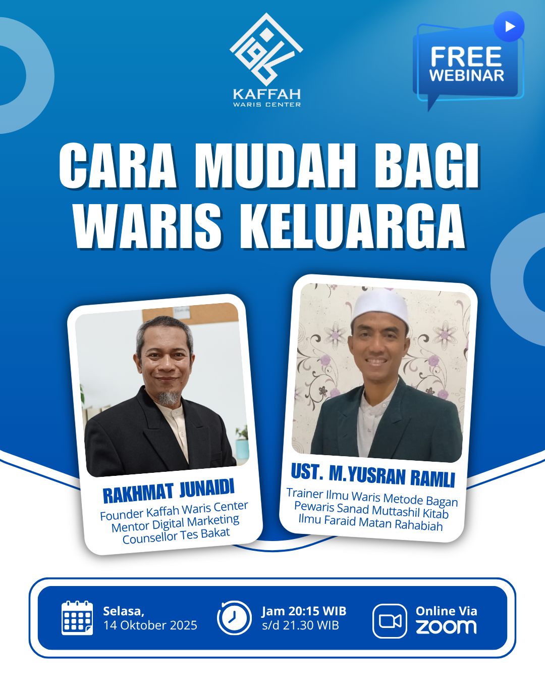 Webinar Cara Mudah Bagi Waris Keluarga