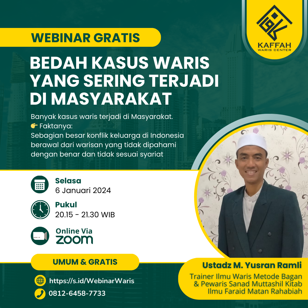 Webinar Waris Gratis